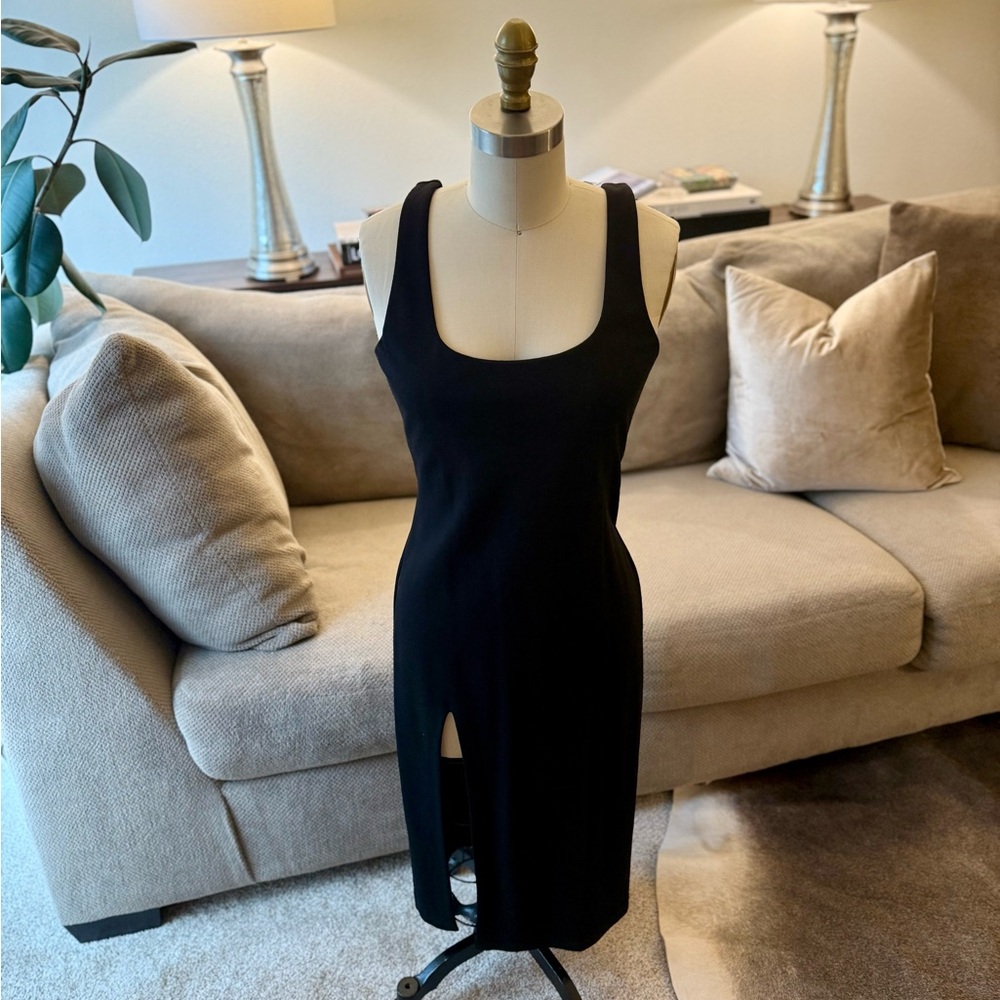 Thom Midi Dress in Black - Picture 2 of 7